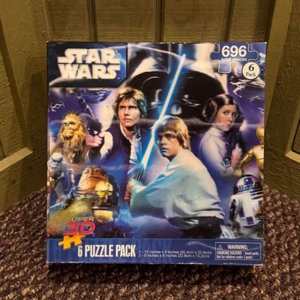 Star Wars Super 3D 6 Puzzle Pack